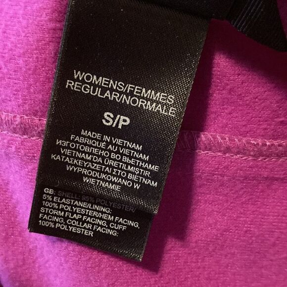 THE North Face Full Zip Soft Shell Jacket Wind Resistant Magenta Size Small - Picture 3 of 9